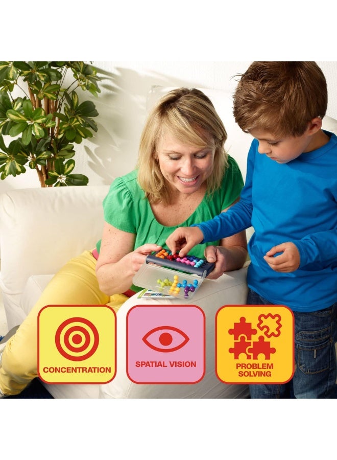 SmartGames IQ Fit, Fun IQ Brain Teaser Puzzle, Cognitive Development STEM Toy with 120+ Challenges, Travel Friendly Handheld Educational Matching Puzzle Game, Suitable for Children Above 6+ - Image 5